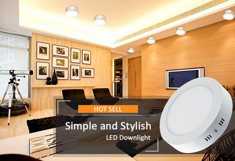 12W LED Panel Surface mounted dimmable warm/cold/natural/ white