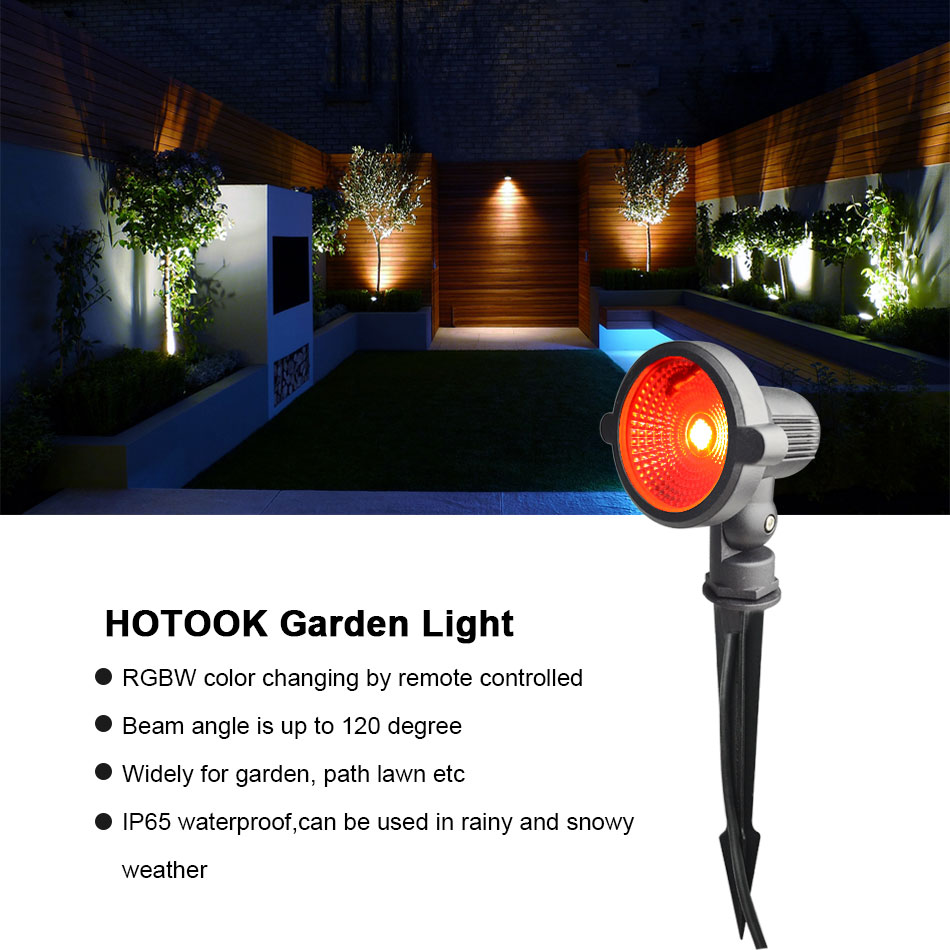  IP65 Waterproof RGB 10W 12V  85~265V LED Garden light 