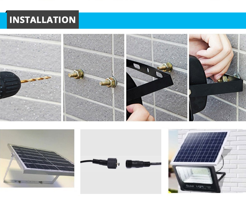 25W Outdoor Solar LED Flood Light IP65 Waterproff with Timing Function