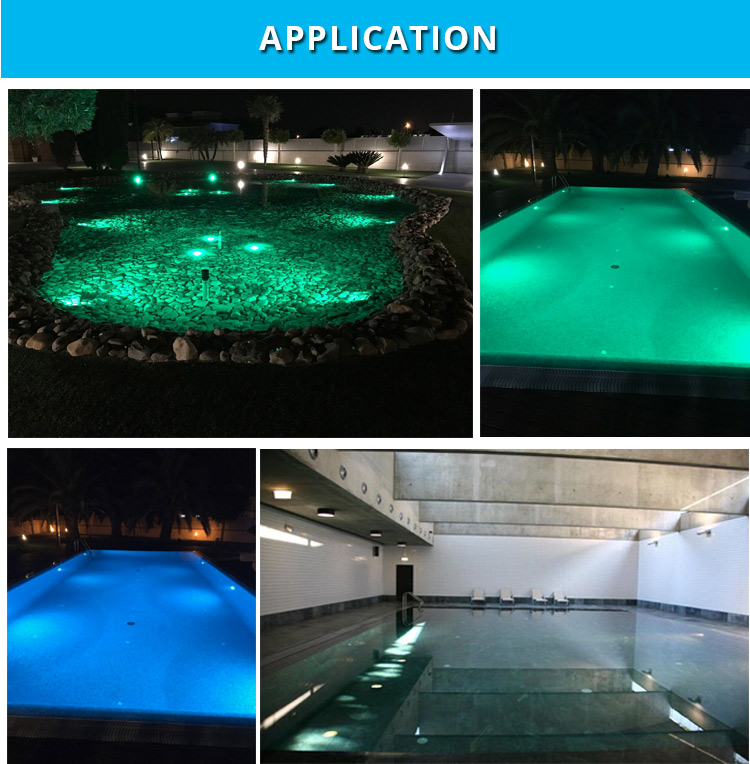  Patented 7.5mm Super Slim 2 In 1 316L Stainless Steel IP68  LED Pool Light 