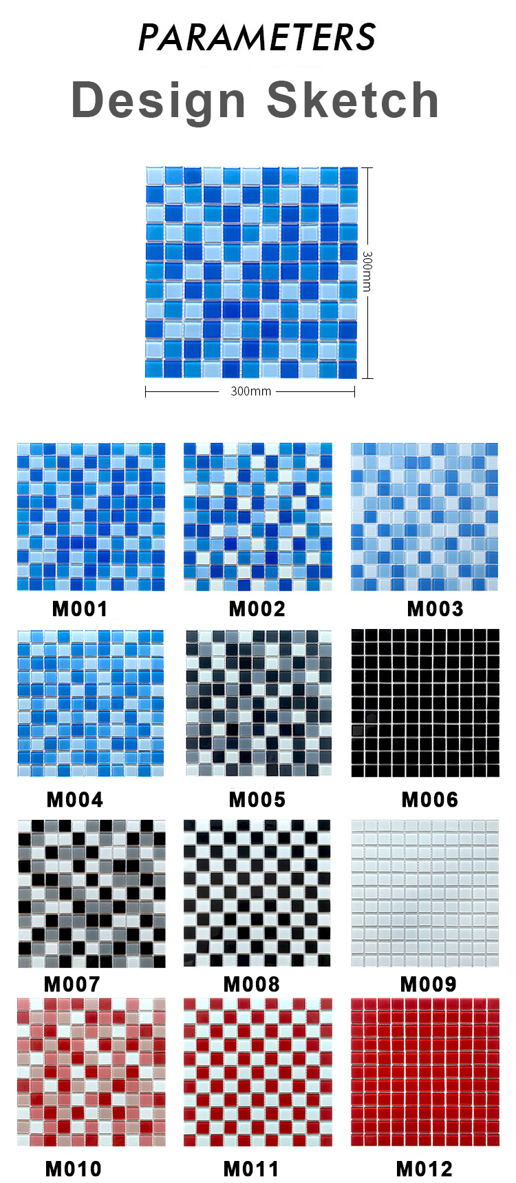Good Price Blue 3D Wall Panel Blue Guangdong DIY Spanish China Glass Swimming Pool Mosaic Pcs Bathroom Floor Tiles Exhibition