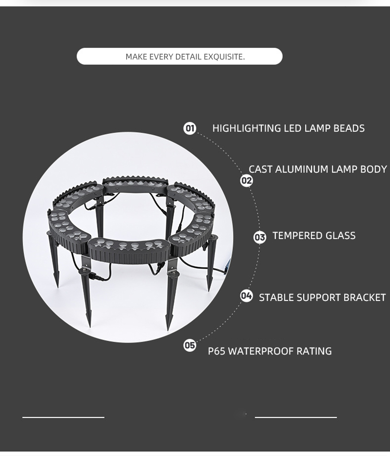 LED Palm Hug Tree Ring Light LED Palm Hug Tree Ring Light