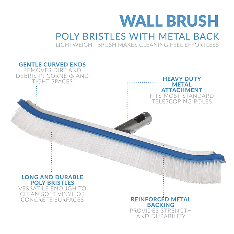 Heavy Duty Polished Cleaning Brush Head   Heavy Duty Polished Cleaning Brush Head