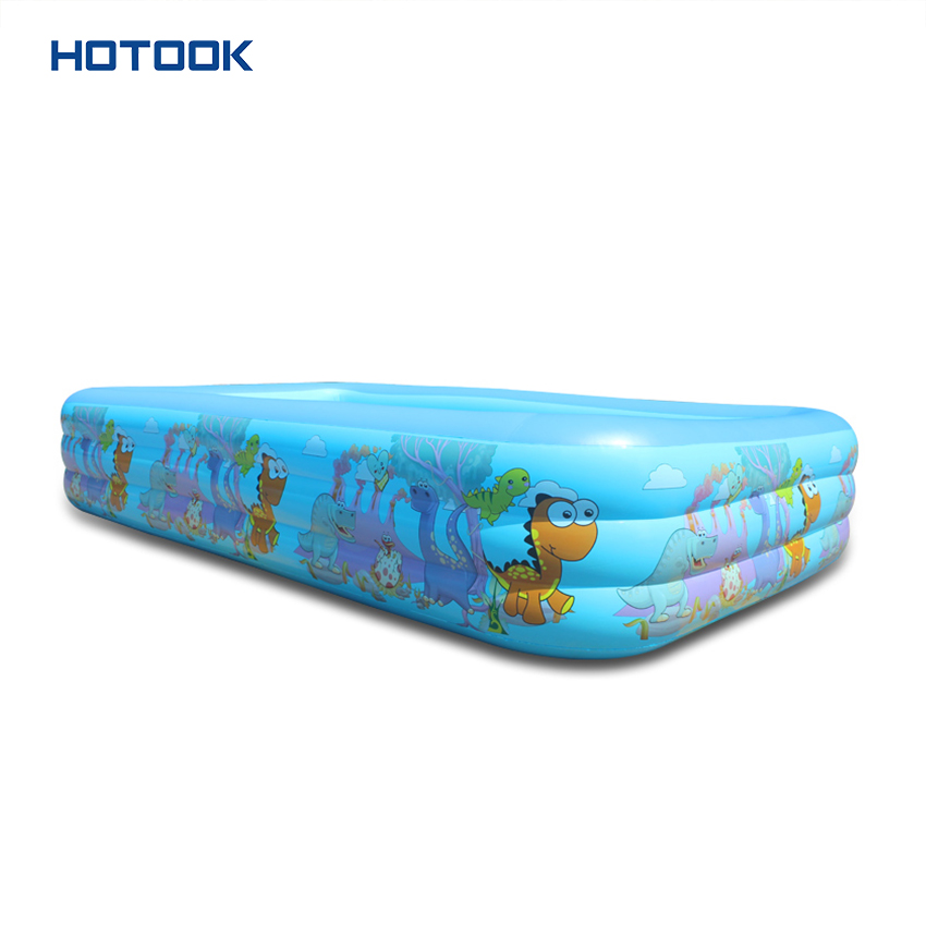 Blue Snd White Dinosaur Inflatable Pool Blue Snd White Dinosaur Inflatable Pool