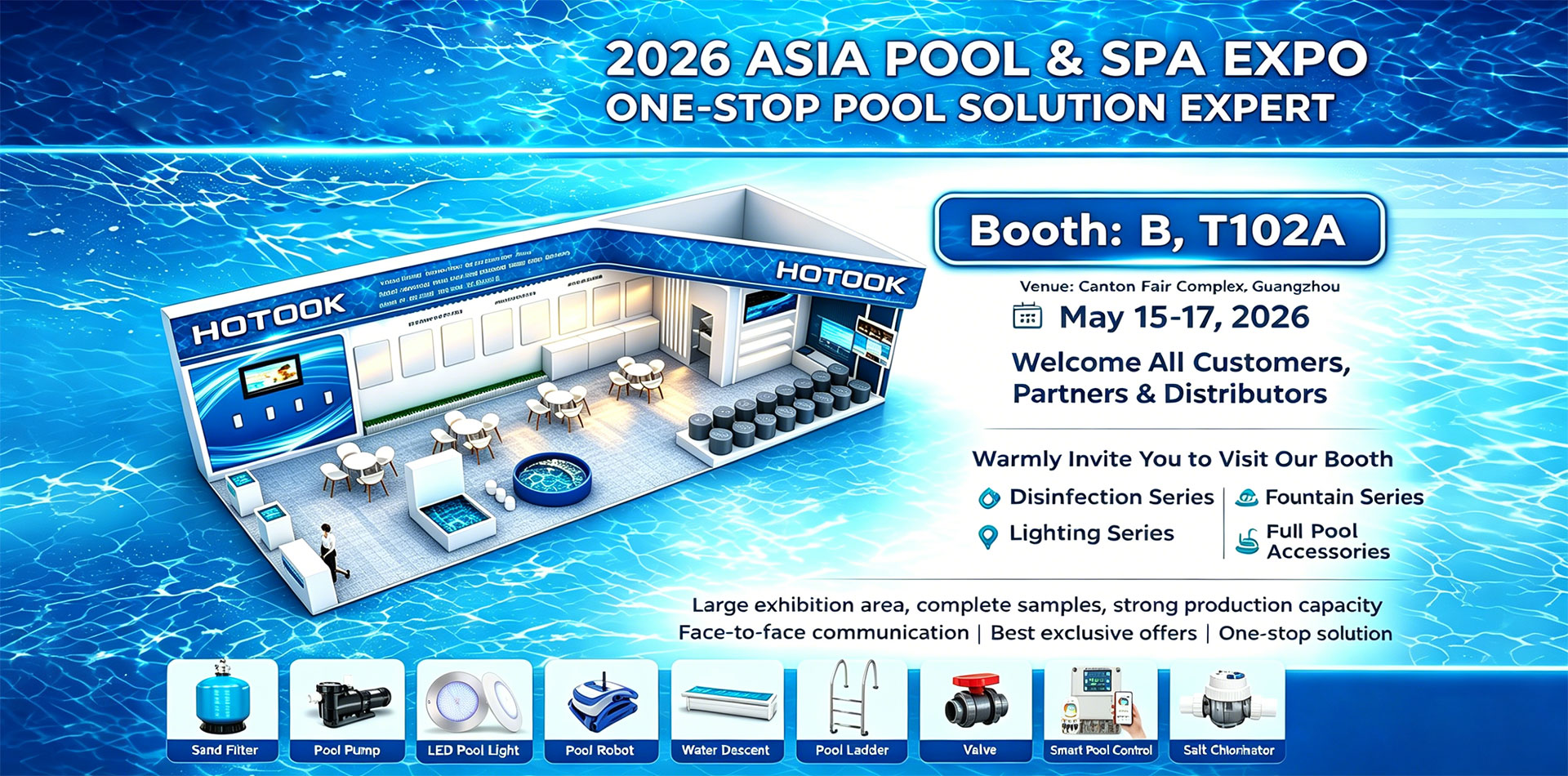 2026 ASIA POOL&SPA EXPO 2026(May. 15th -May.17th) 2026 ASIA POOL&SPA EXPO 2026(May. 15th -May.17th)