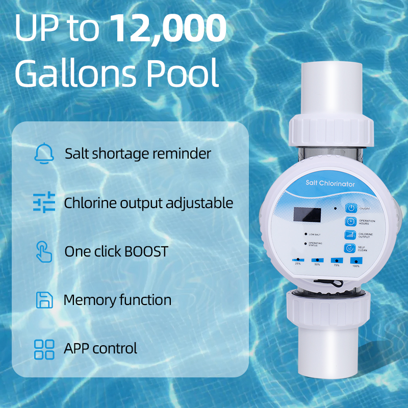 Swimming pool Accessories Water Disinfection System Chlorine Dispenser Residential Swimming Pool Salt Chlorinator