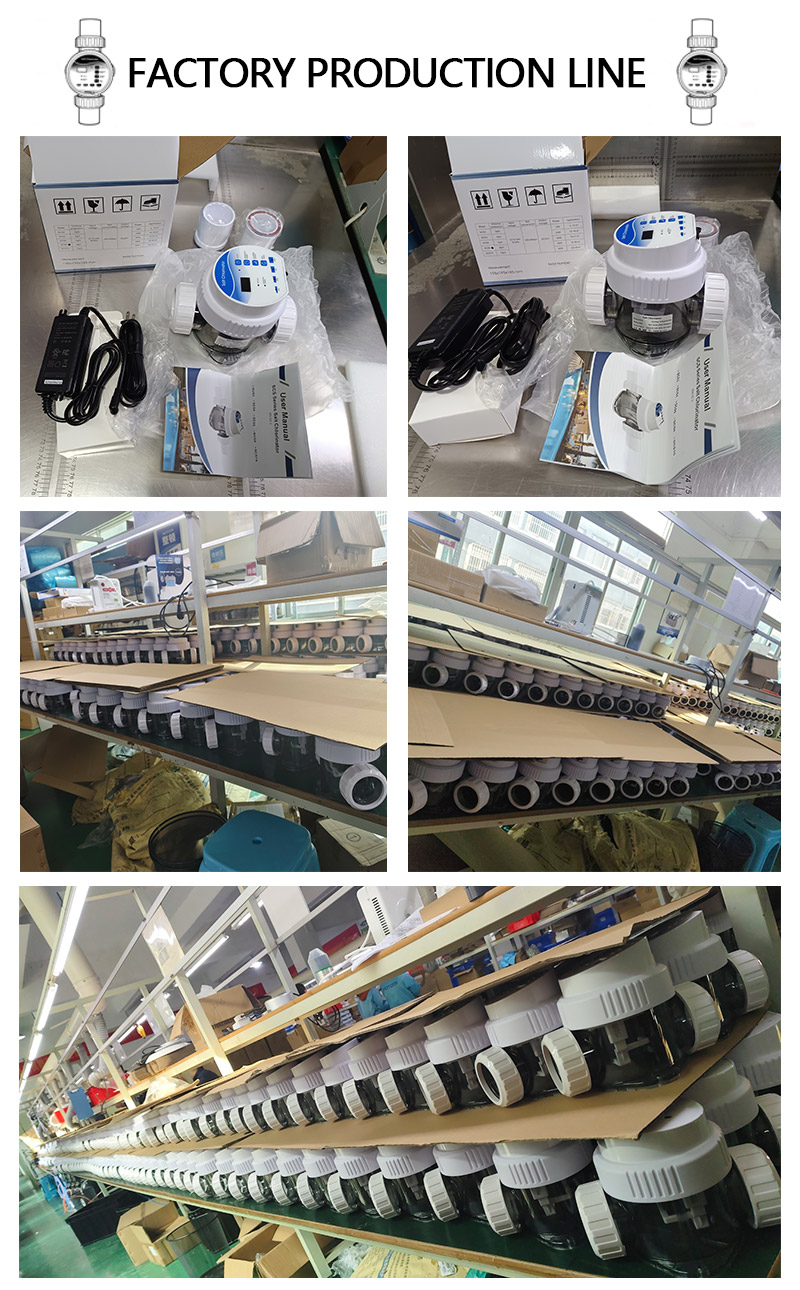 Swimming pool Accessories Water Disinfection System Chlorine Dispenser Residential Swimming Pool Salt Chlorinator