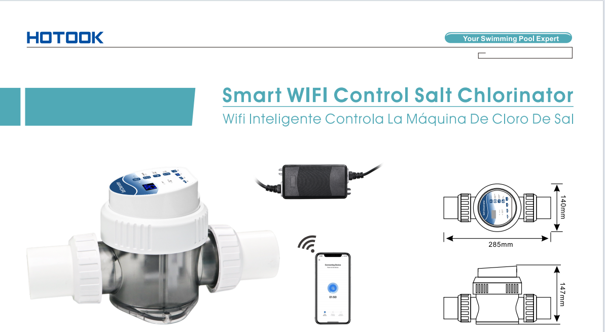 What are the specifications for salt chlorinators?