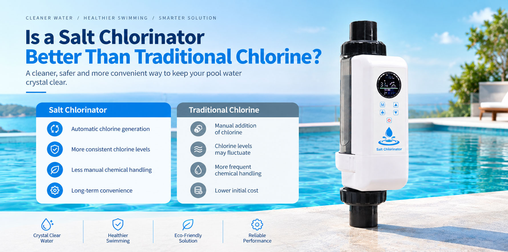 Is a Salt Chlorinator Better Than Traditional Chlorine?
