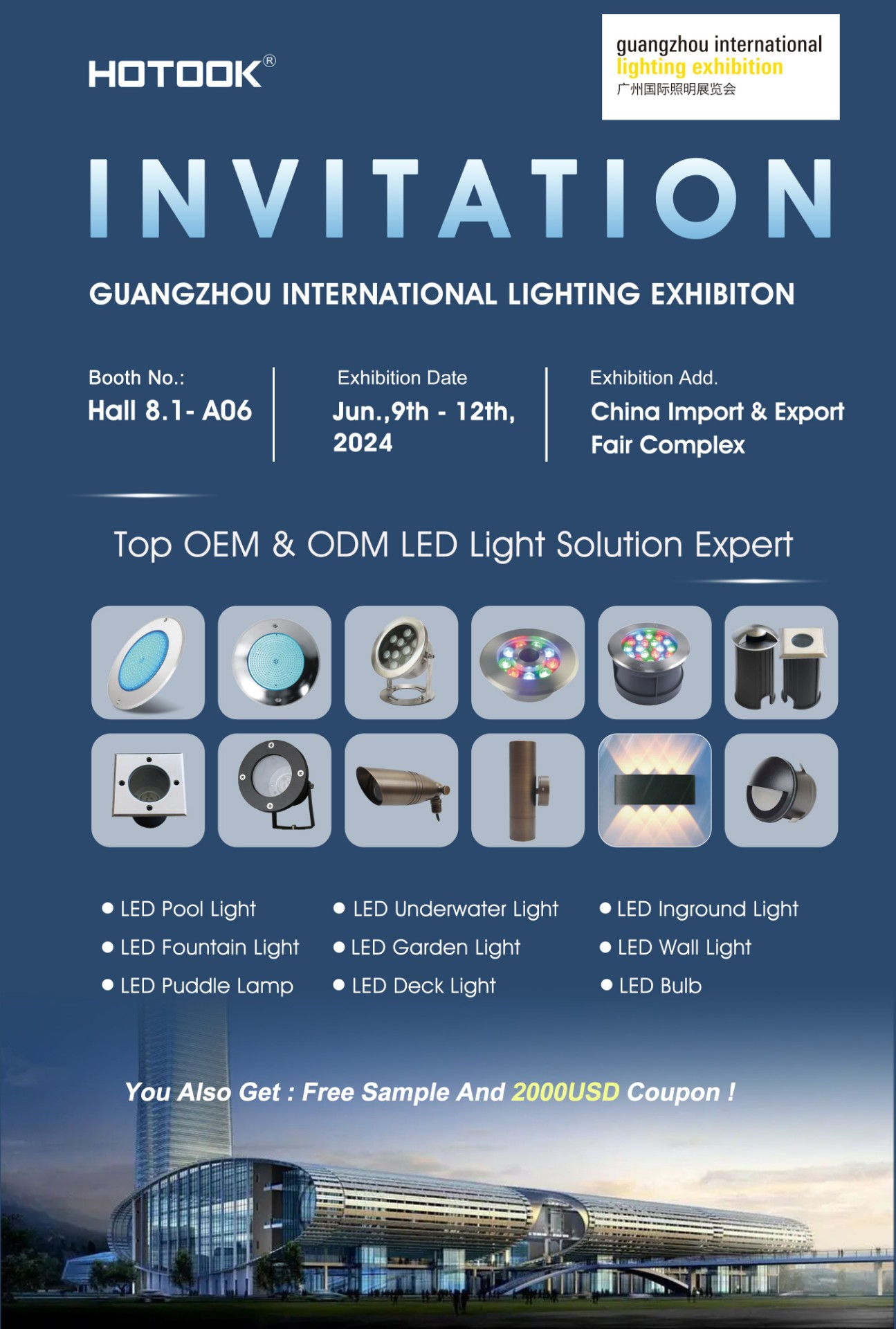 Jun.9th-12th,2024,The Newest Exhibition(Guangzhou International Lighting Exhibition)
