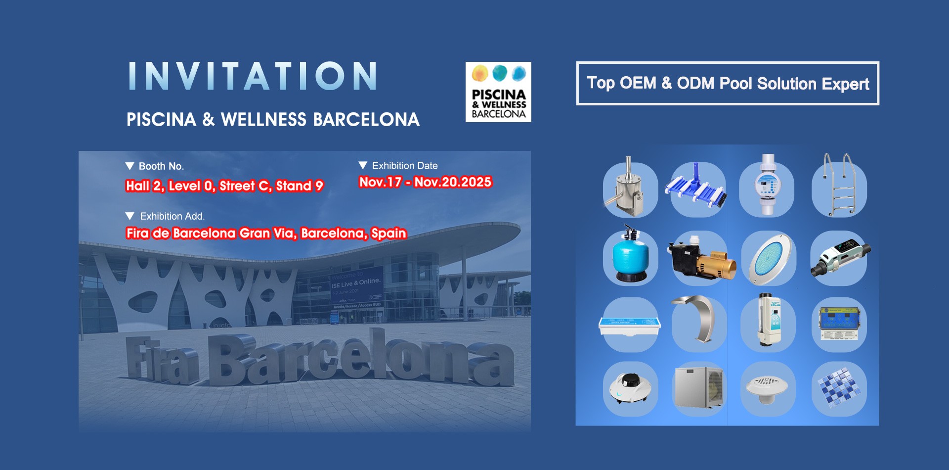 PISCINA & WELLNESS BARCELONA(Nov.17- Nov.20.2025)