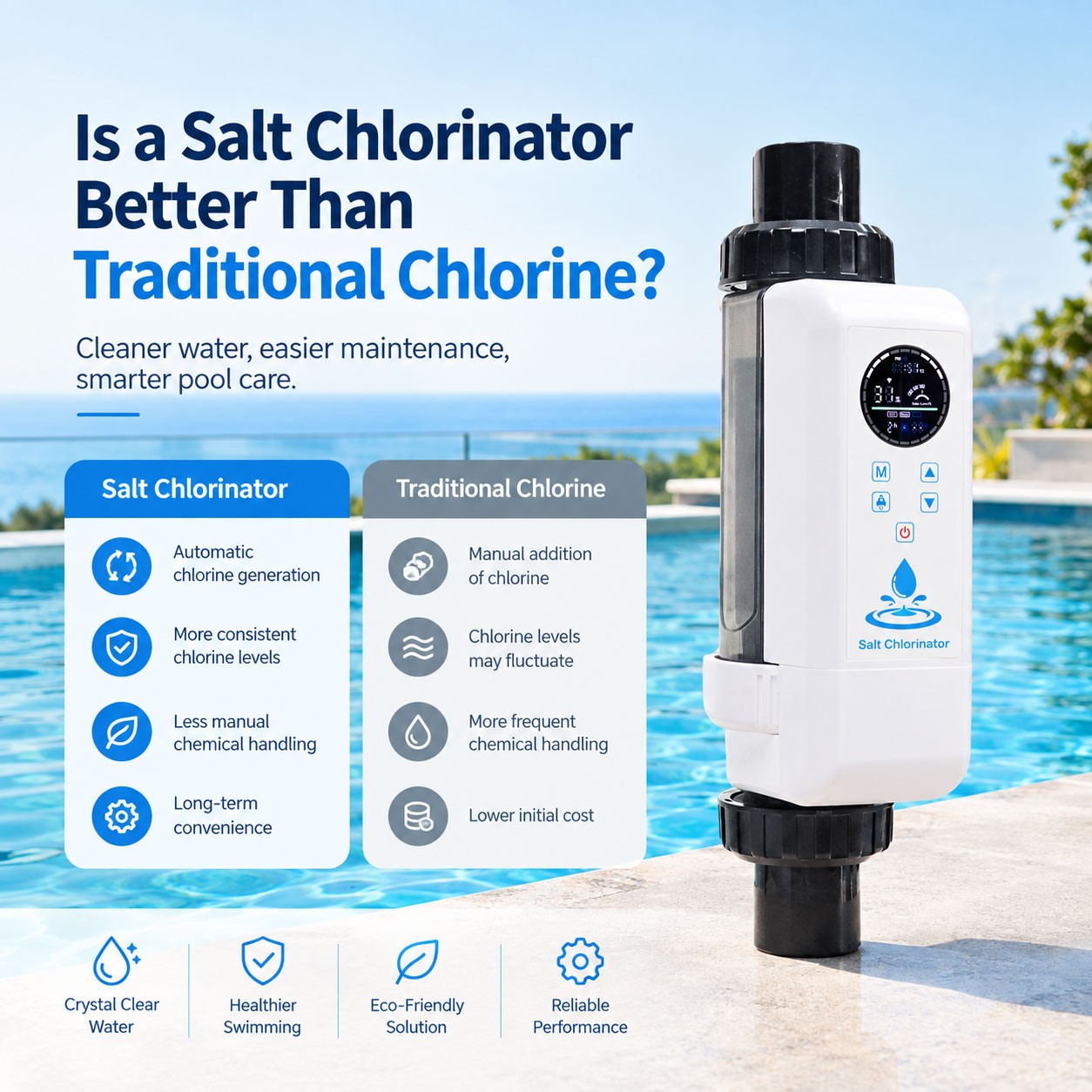 Is a Salt Chlorinator Better Than Traditional Chlorine?
