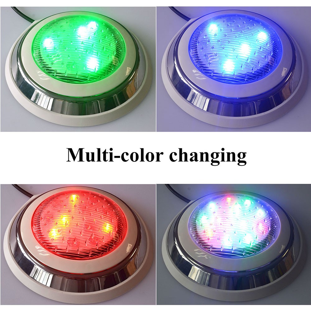 High Power Stainless Steel 12V IP68 RGB LED Pool Light
