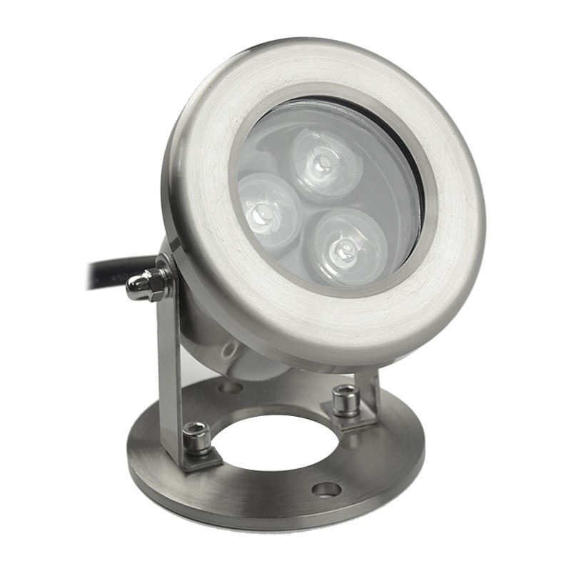 3W Stainless Steel High Power RGB led underwater light IP68