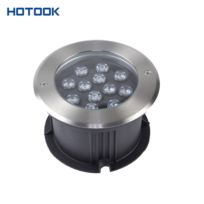 Premium 12W D210mm Stainless Steel RGB LED Underground Light
