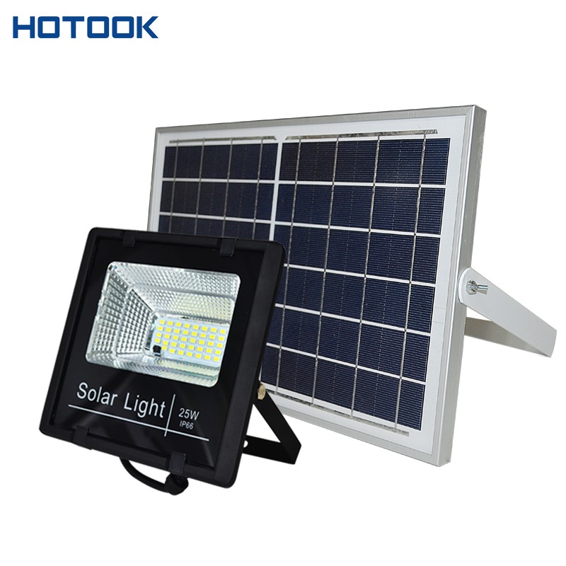 25W Outdoor Solar LED Flood Light IP65 Waterproff with Timing Function