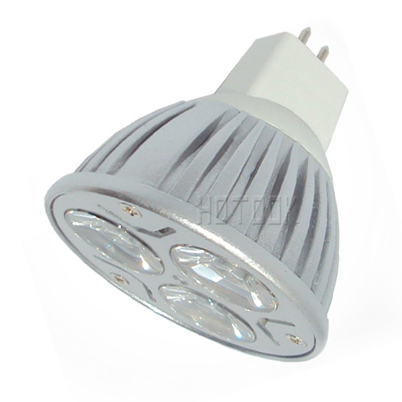 Red Blue Green MR16 3W LED Spot Light Bulb Lamp Lights