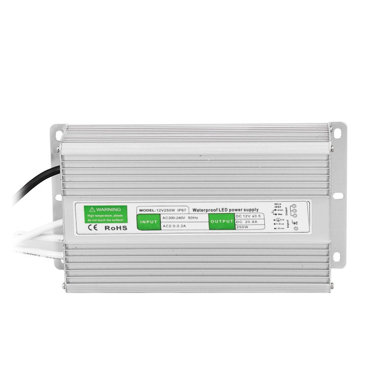 200W 12V 16.6A Power Supply IP67 Waterproof Transformer