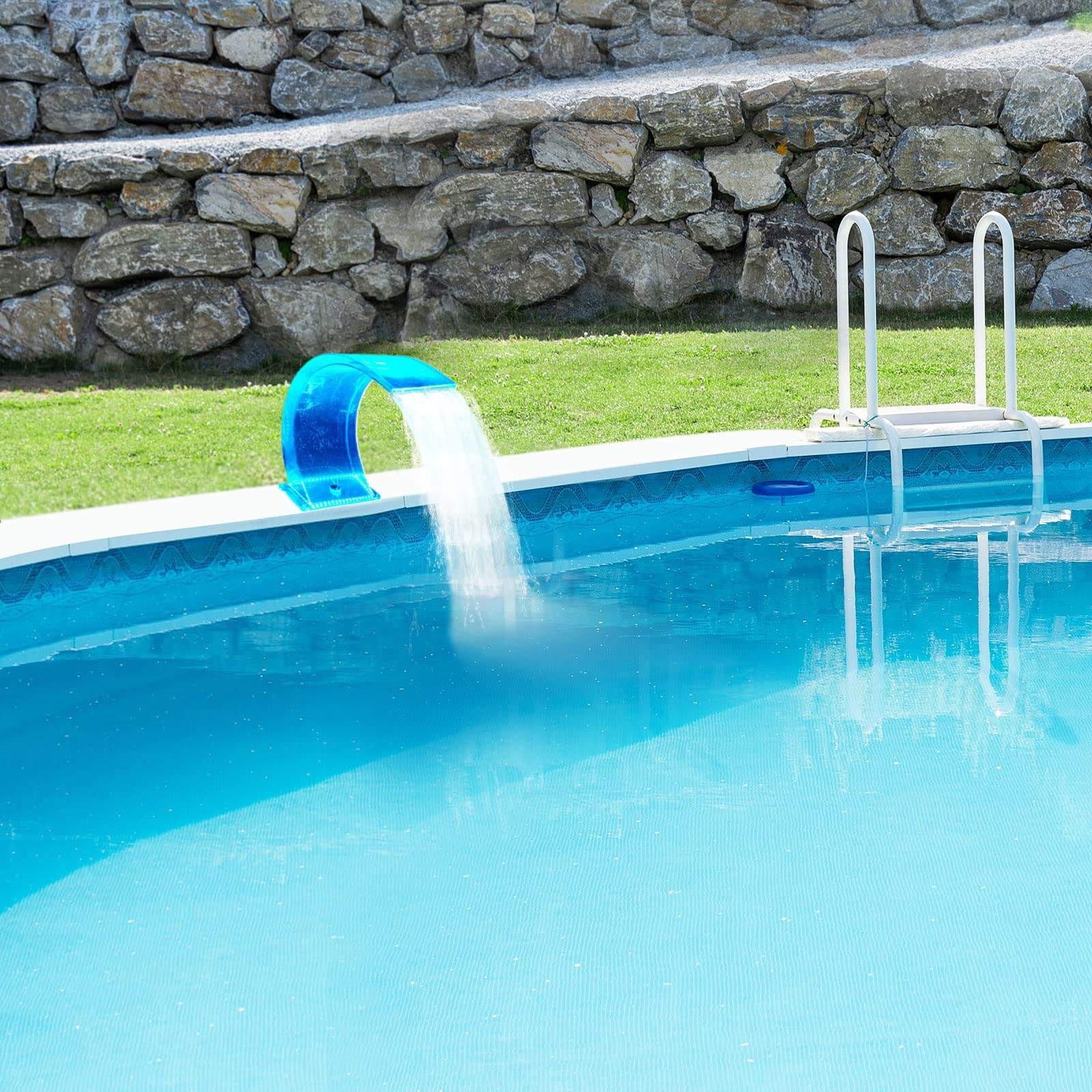 Transparent Acrylic Arc Hook Spa Pool Waterfall