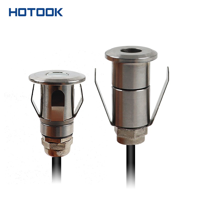 Stainless Steel 1W Waterproof IP68 Outdoor Inground Light 12V Led Mini Garden Spot Deck Lighting Underwater Star Light