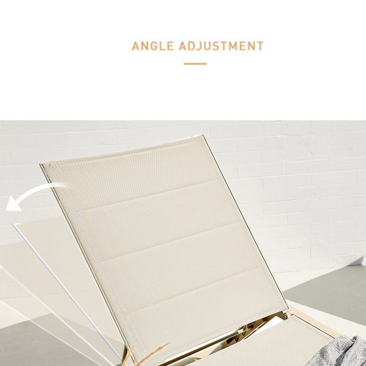 Modern Design Rattan/Wicker Beach Lounger for Outdoor Park Villa Courtyard for Beachgoers