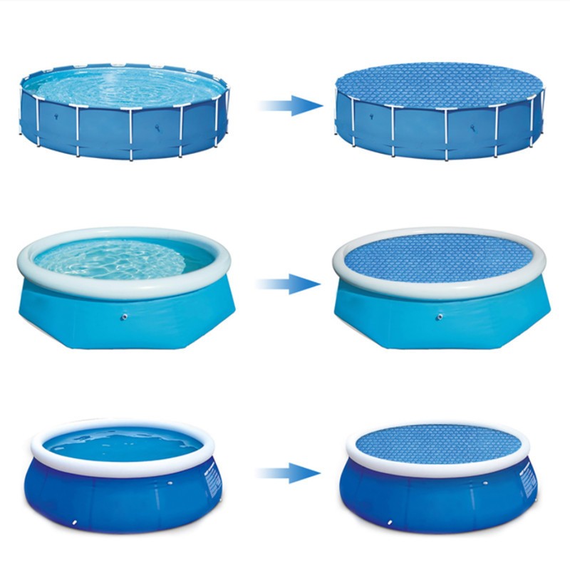 ustproof Sunproof UV Resistance Customized PE Bubble Cover Plastic solar swimming pool cover