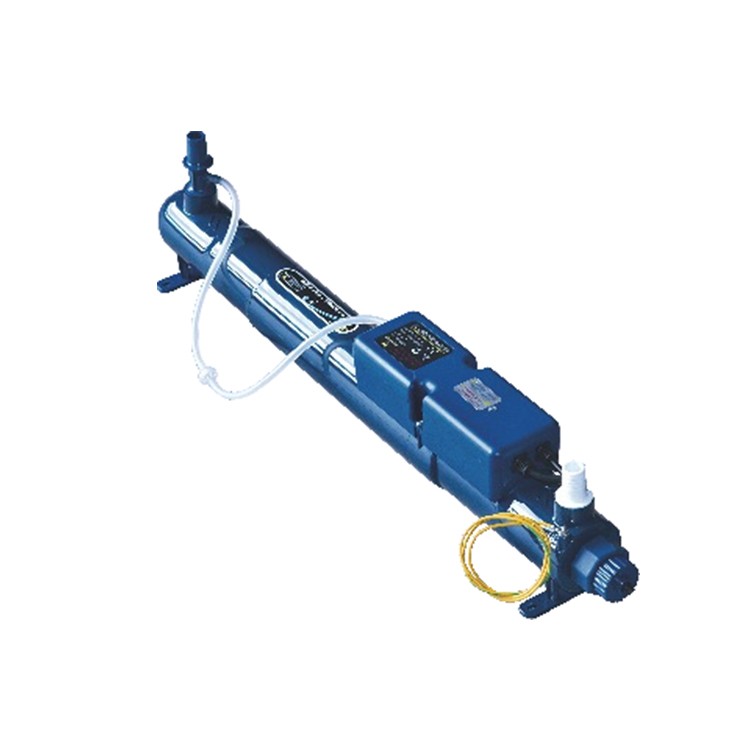 Flow-over ultraviolet+ozone combined sterilizer