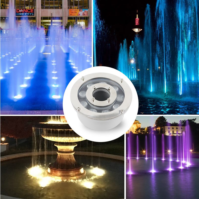 Premium Stainless Steel Die-cast Aluminum LED Fountain Light