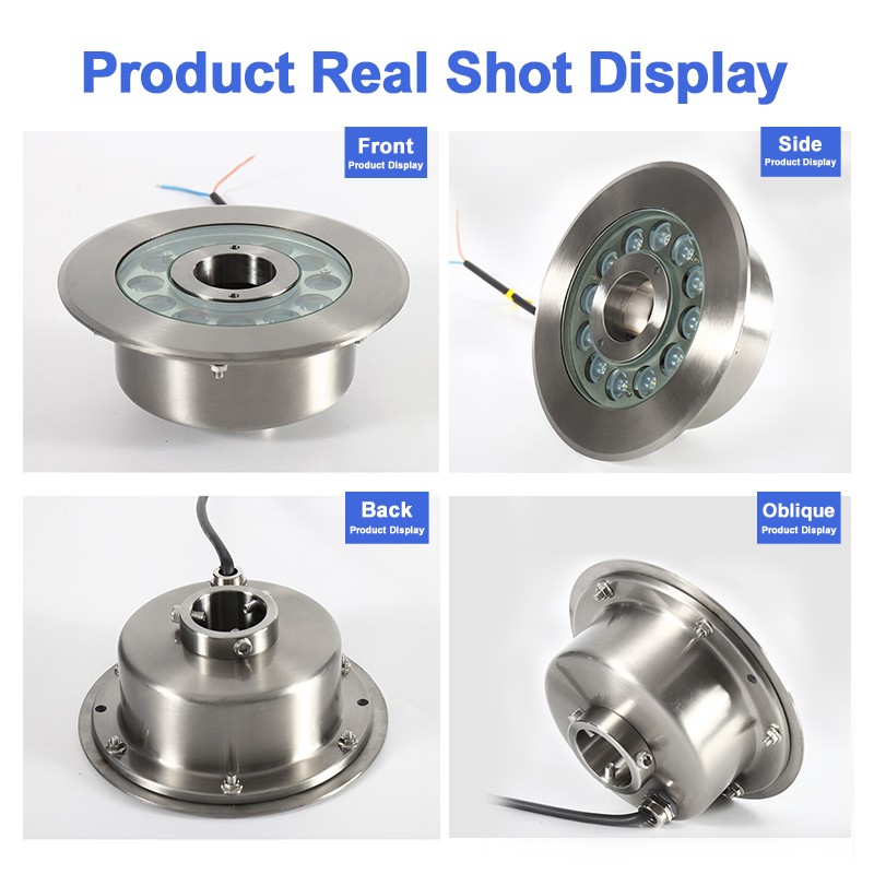18W IP68 Stainless Steel  High Power RGB led Fountain light
