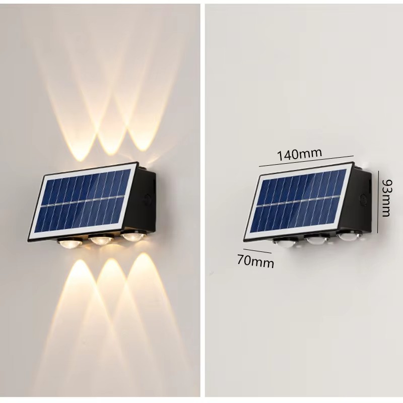 Up Down Solar Wall Light