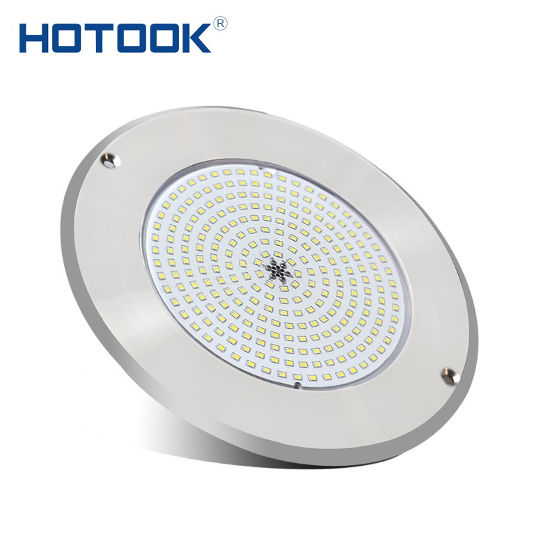 Daylight White LED Pool Light, 24V, 18W,35W,42W,Stainless Steel  Ring, 50 FT Cord