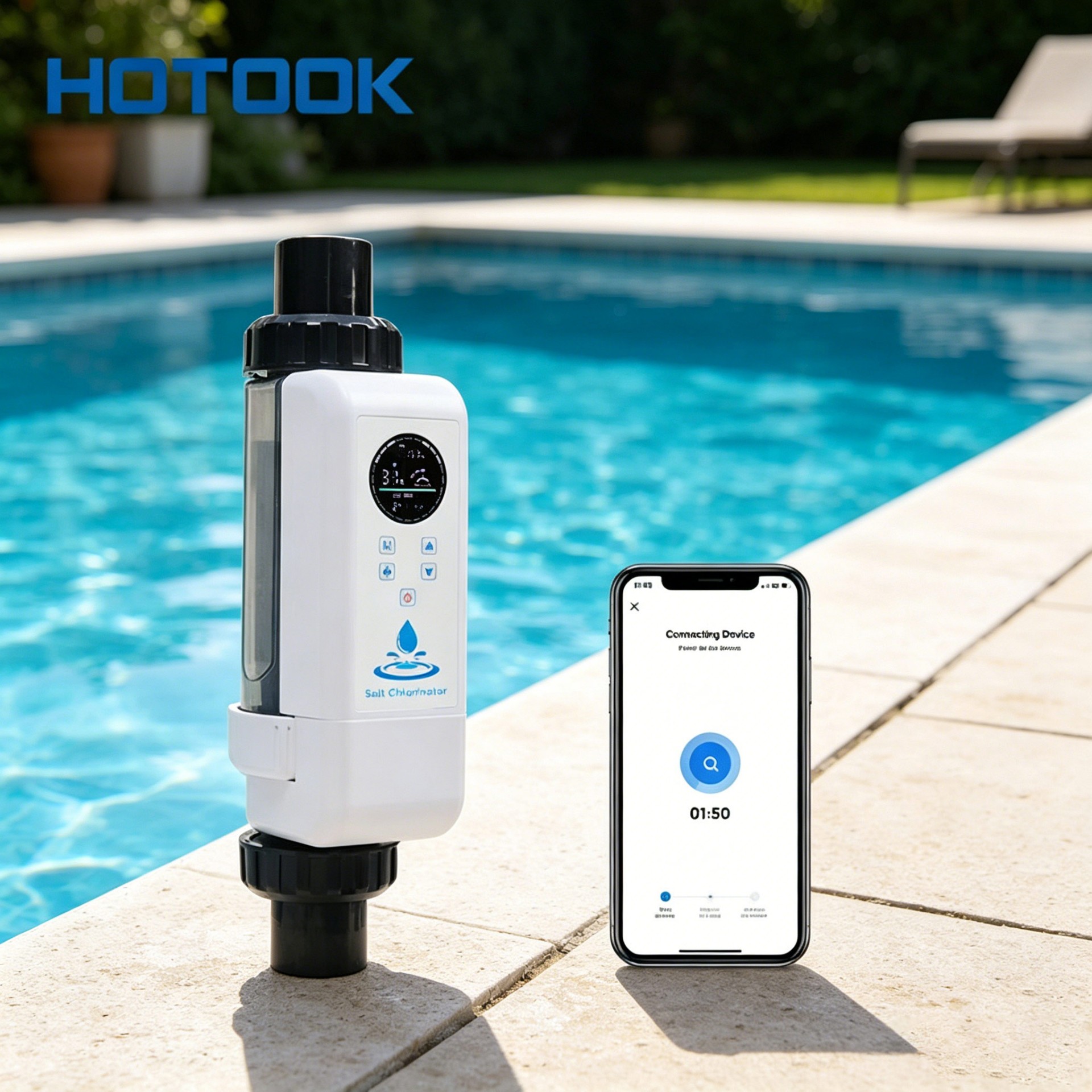 Multi-functional 3500PPM Smart Salt Water Chlorinator for 66000 Gallons Pool