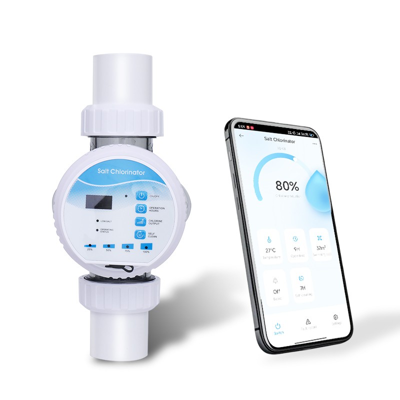 Swimming pool Accessories Water Disinfection System Chlorine Dispenser Residential Swimming Pool Salt Chlorinator