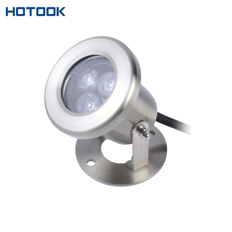 3W Stainless Steel High Power RGB led underwater light IP68