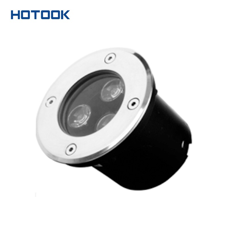 3W IP67 Stainless Steel RGB LED Inground with Alumnium Cooler