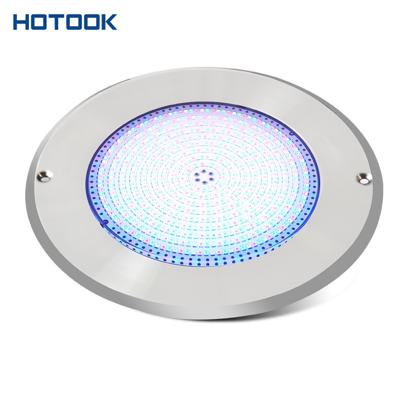 New Design Patented 3mm Super Slim All In One IP68 Pool Light 316L Stainless Steel Underwater Light Pool 