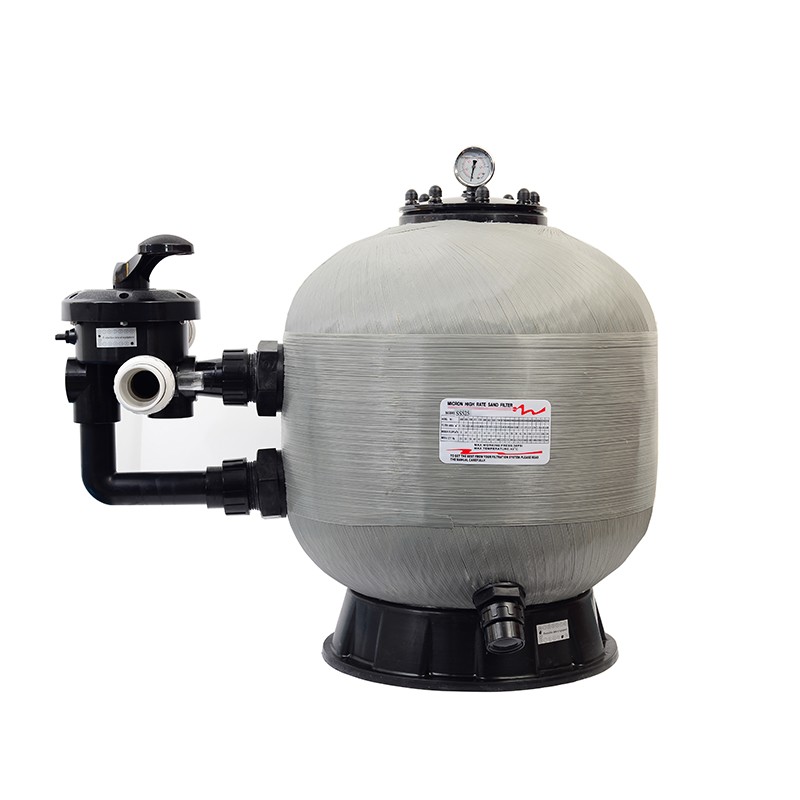 Fiber Glass Side Mounted Swimming Pool Sand Filter 