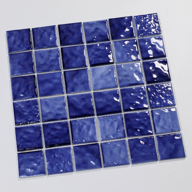 Glass Flourescent Mosaic Tiles Pool Mosaics Edge Silicon Swimming