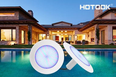 New 1.5 inch Ultra Slim LED Pattern Design PC and Stainless Steel LED Pool Light