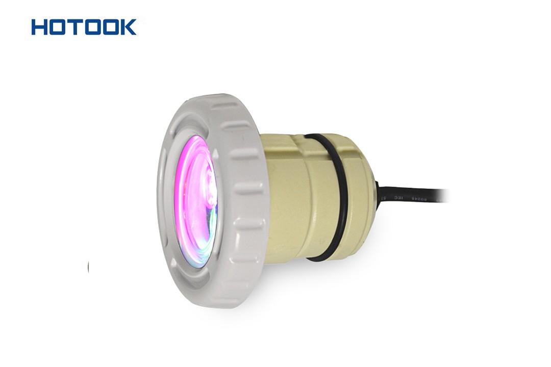 Recessed LED Pool Light with Niche for Concrete Pool 