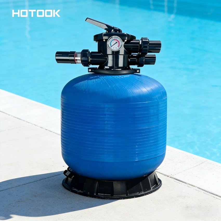Commercial Obbin Wound Blue Pool Commercial Sand Cylinders
